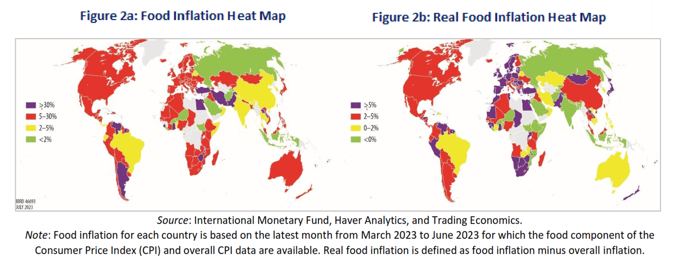 Food Inflation Heat Map - Eagmark