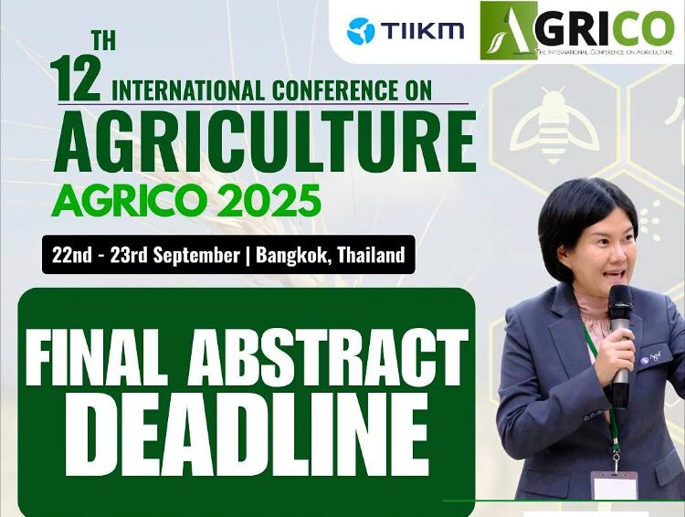12th International Conference on Agriculture 2025